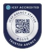 ICEF Accredited · Trusted Agency ICEF Accredited · Trusted Agency