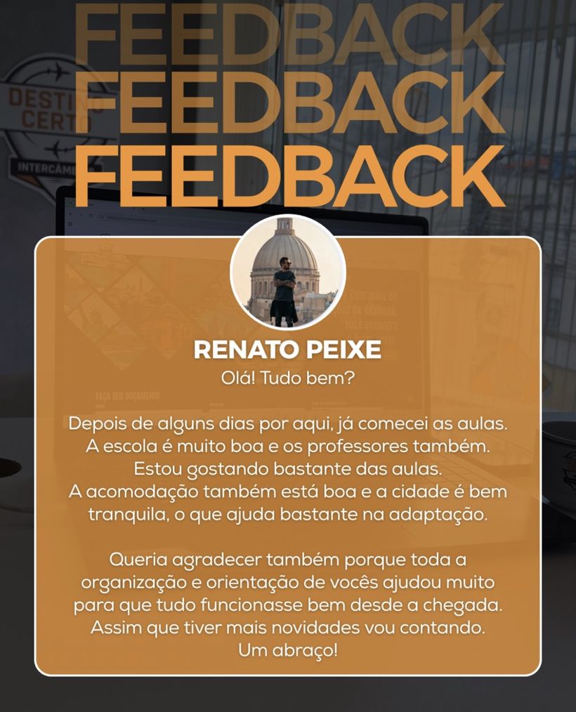 Feedback de Renato Peixe