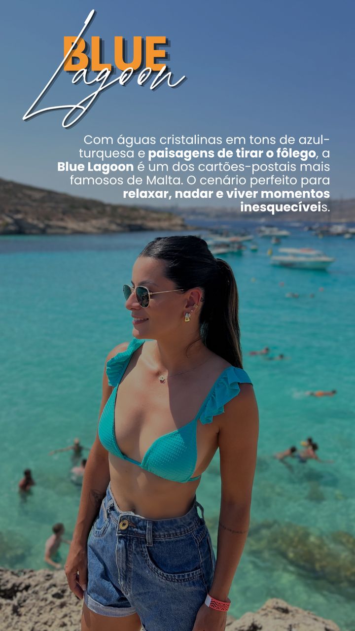 Blue Lagoon: águas cristalinas em tons de azul-turquesa, um dos cartões-postais mais famosos de Malta